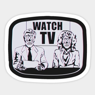 They Live! Obey, Consume, Buy, Sleep, No Thought and Watch TV Sticker